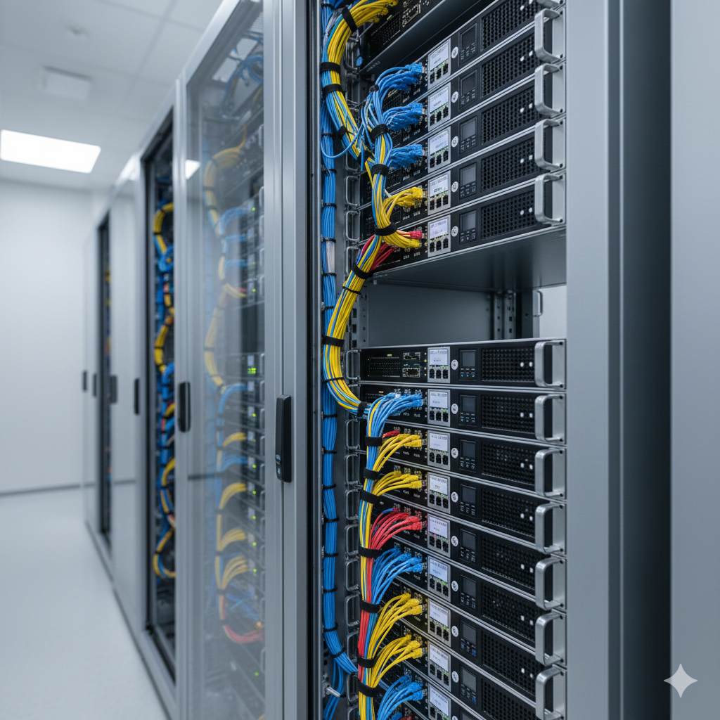 Equipamento Headend Quality Network em Rack Servidor