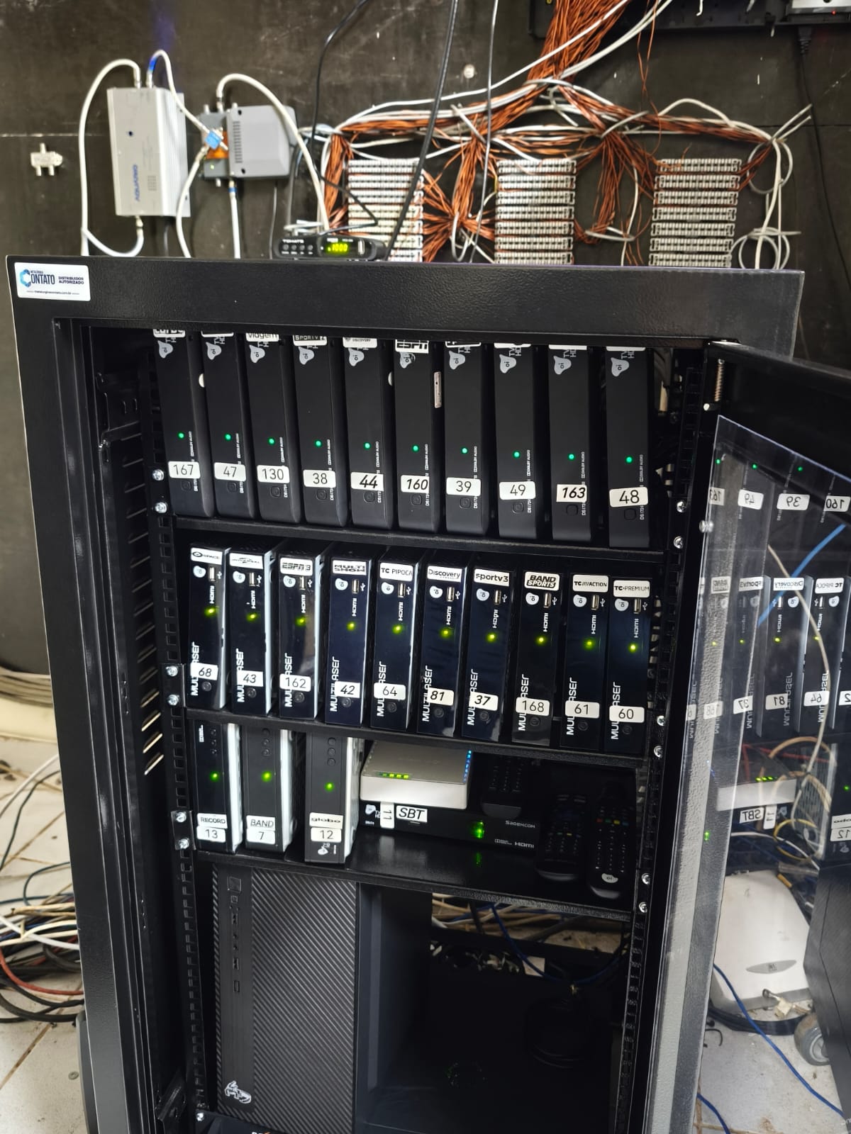 Sistema de distribuição IP em servidores