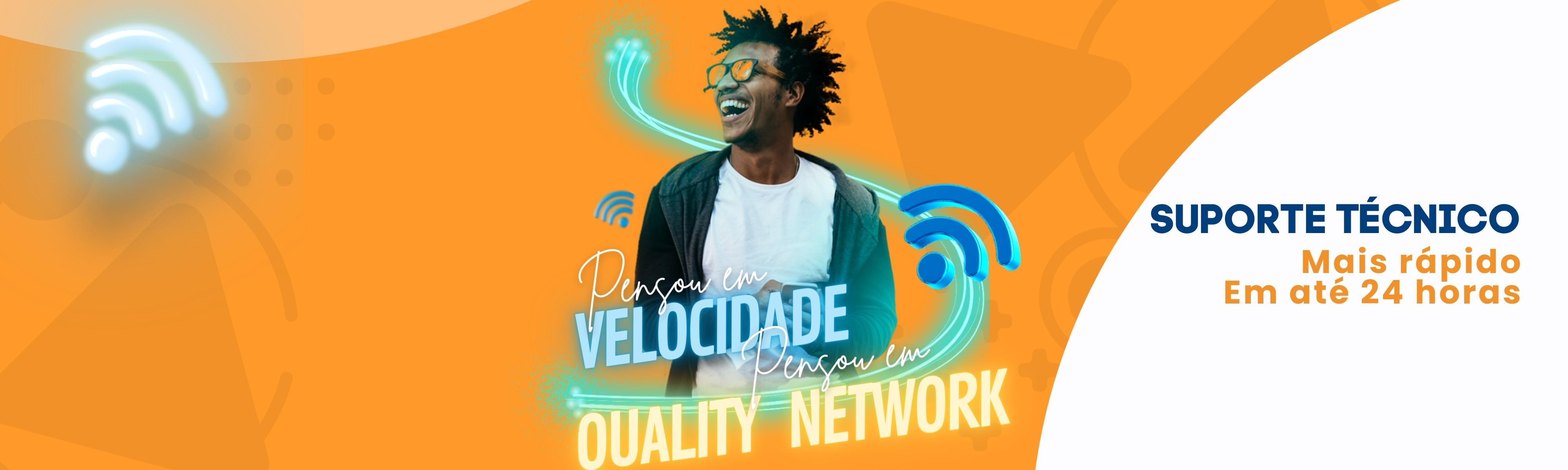 Slide 3: Fibra Óptica Quality Network